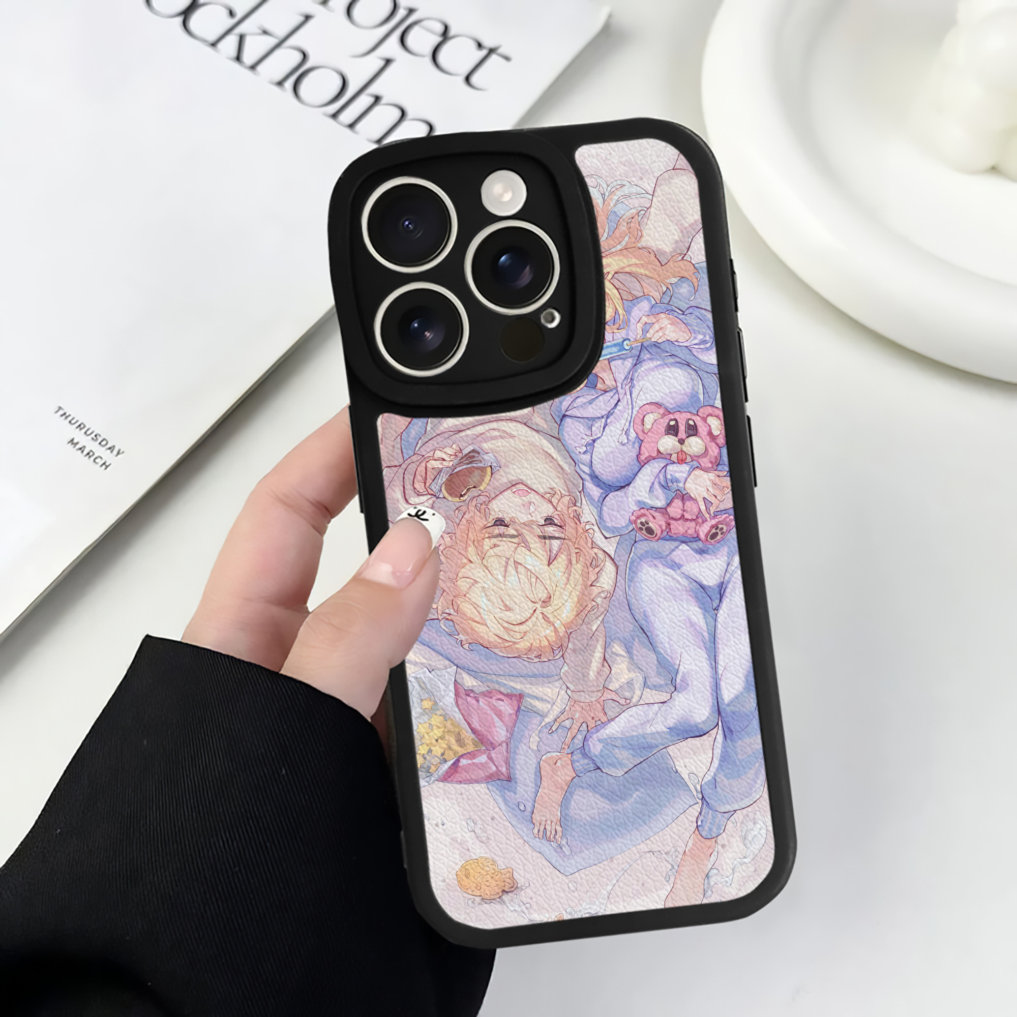 （画像用） 東京リベンジャーズ Tokyo Revengers 【iPhone 16シリーズ対応】シリコンスマホケース（レザー調） 材質：シリコン